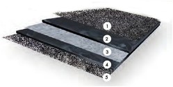 Vrstvy asfaltové střešní lepenky Guttabit R 330 H