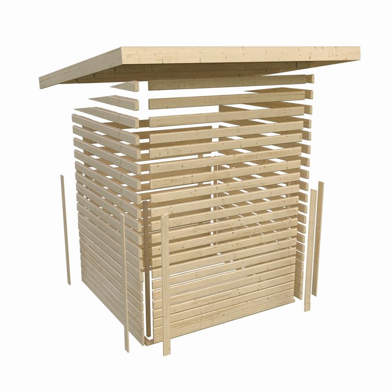 Konstrukční díly pro finskou saunu Karibu