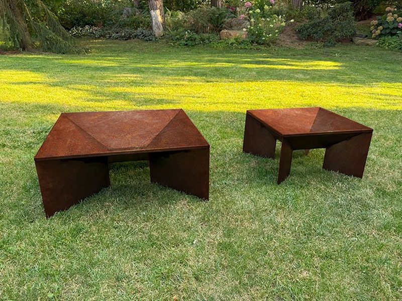 Zahradní cortenová ohniště Focus (srovnání modelů)