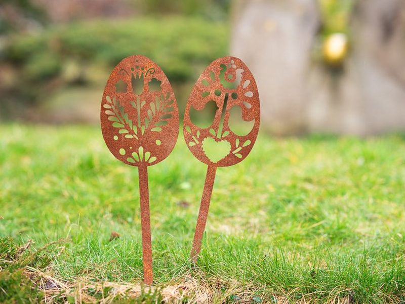 Zahradní dekorace – velikonoční kraslice