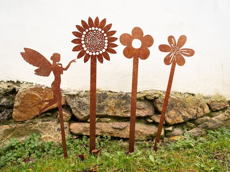 Zahradní dekorace – Květiny (série)