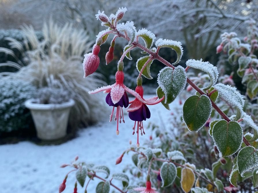 Fuchsie v zimě