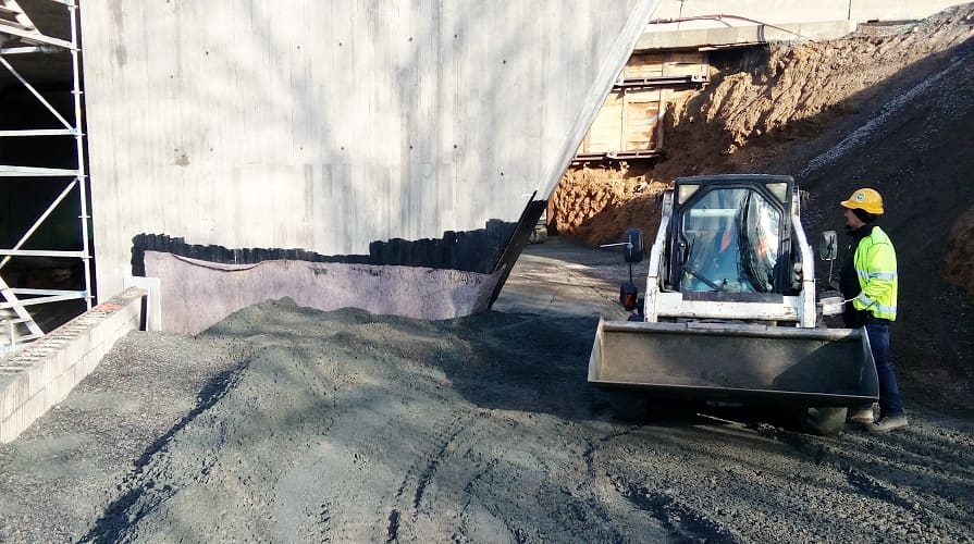 Geotextilie jako ochrana svislé hydroizolace