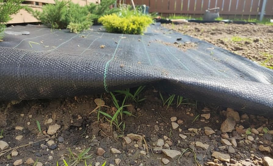 Tkaná textilie na nerovném podkladu