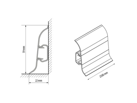 Edmonton nr. 68 EgibiFloors 2,5 m