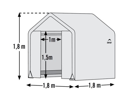 ShelterLogic 1,8 × 1,8 m