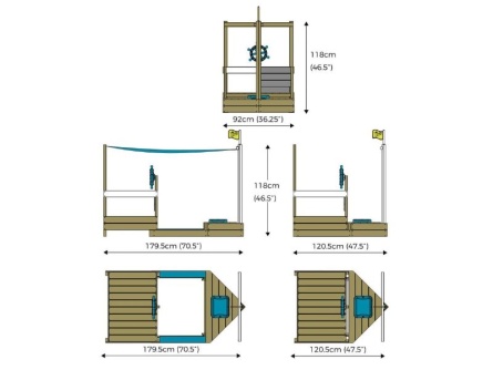 Dětské hřiště s pískovištěm pirátská loď