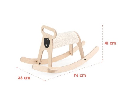 Dřevěný houpací kůň Bear
