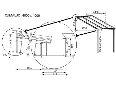 Skylux Climalux, délka 4 m