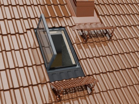 WVD V4, 2sklo, dřevo, lem. EPDM, otevření L/P, 47×73