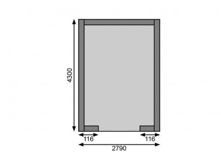 Karibu natur (stěna 28 mm)
