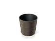 Plastový květináč Furu Round Low ECO Wood