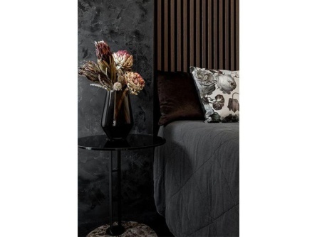 Černá / dub tmavý 270 × 30 cm