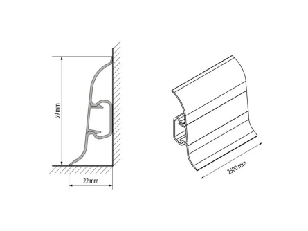 Vancouver nr. 78 EgibiFloors 2,5 m