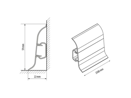Kingstone nr. 131 EgibiFloors 2,5 m