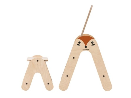 Dřevěný stolek na malování Fox