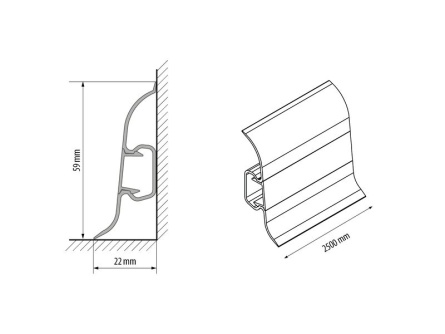 Hamilton nr. 85 EgibiFloors 2,5 m