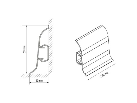 Toronto nr. 142 EgibiFloors 2,5 m