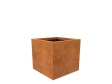 Ocelový květináč Steel Box Rust (2 mm)