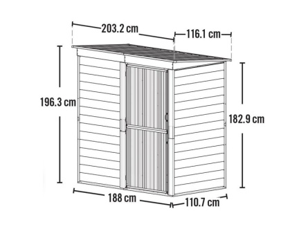 Spacemaker 64 tmavě šedá