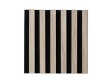 Akustický panel černý podklad, lamely dub sonoma 270 × 30 cm
