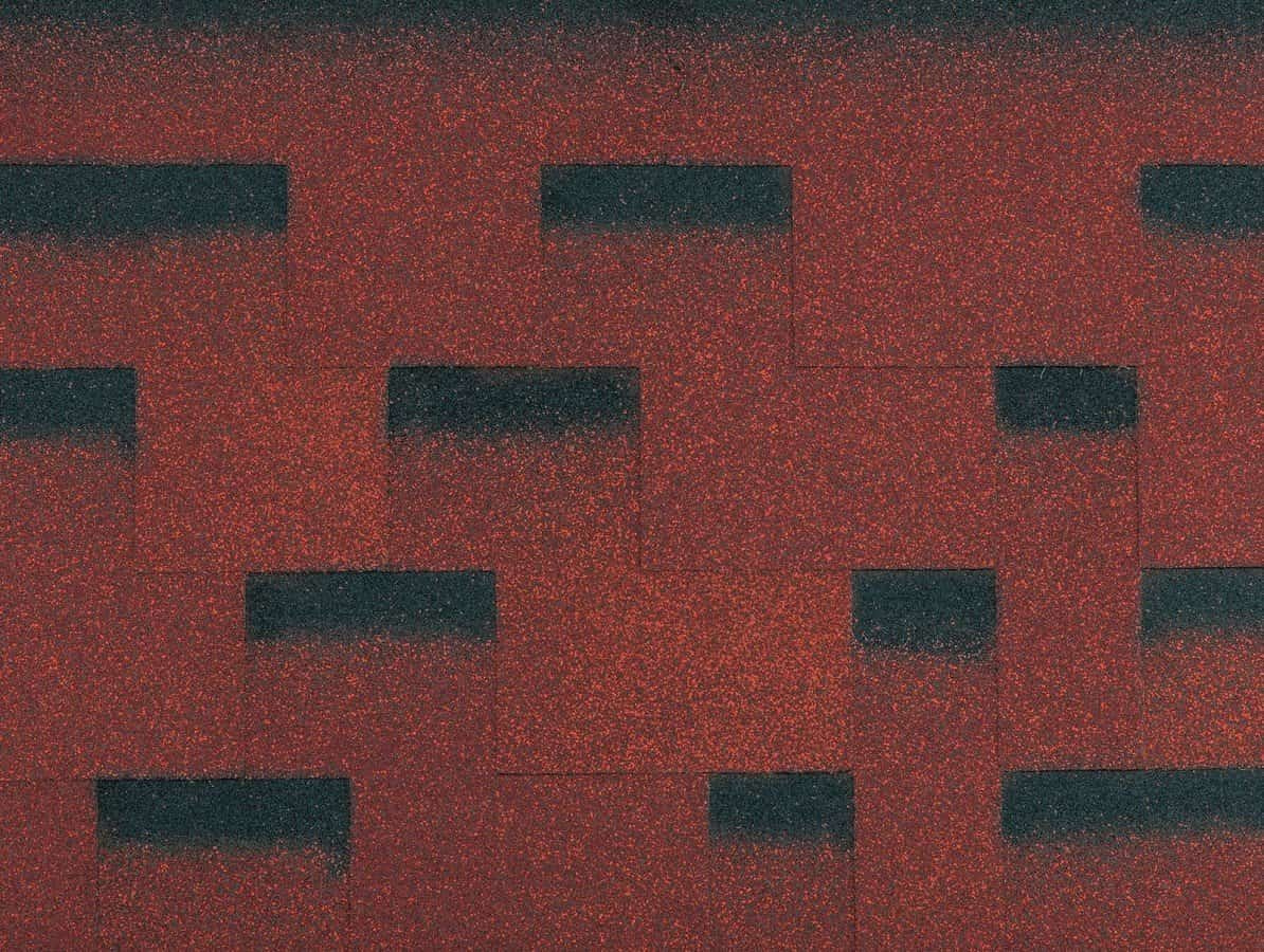 Asfaltový šindel Guttatec Topglass Irregular červená, 3 m² v balení (22 ks šablon)