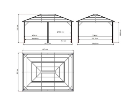 Meridien 1216 (antracit)