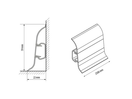 Golden nr. 222 EgibiFloors 2,5 m