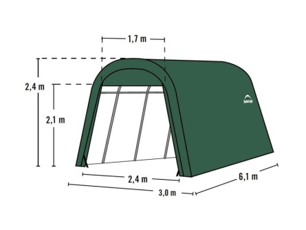 ShelterLogic 3 × 6,1 m