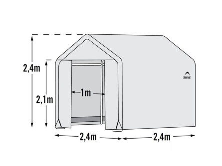 ShelterLogic 2,4 × 2,4 m