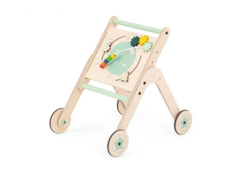 Dřevěné chodítko a hrací stolek WalkMe