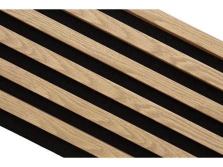 Černá / dub světlý 270 × 30 cm