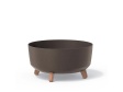 Plastový květináč Gracia Low ECO Wood