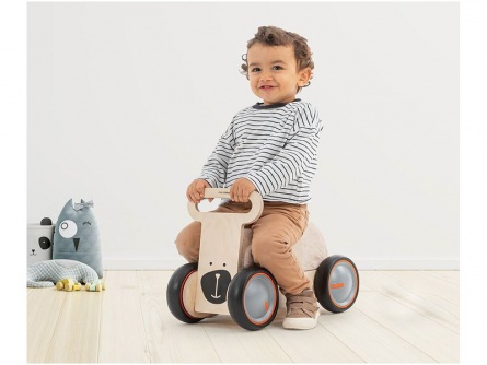 Dřevěné auto a chodítko Bear