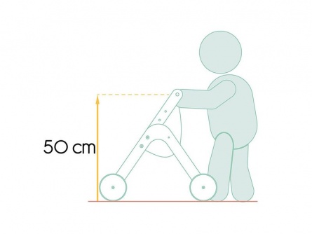 Dřevěný nákupní vozík a chodítko Trio Shopper