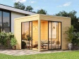 Dřevěný zahradní domek Karibu Dice 3
