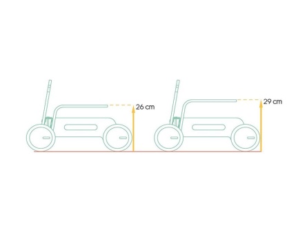 Dřevěné auto a chodítko Ambulance