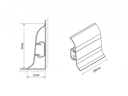 Edmonton nr. 68 EgibiFloors 2,5 m