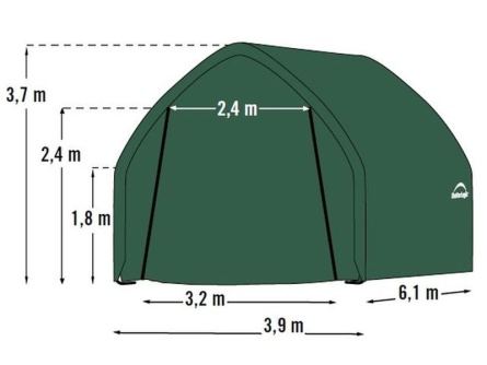 ShelterLogic 3,9 × 6,1 m