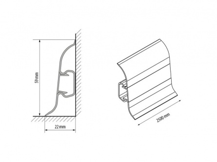 Golden nr. 222 EgibiFloors 2,5 m