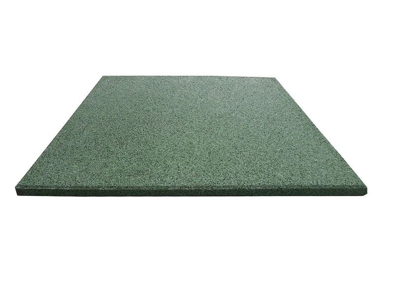 GEOMAT Gumová dlažba Flexi, 50 × 50 × 2 cm, zelená