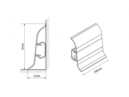 Kingstone nr. 131 EgibiFloors 2,5 m
