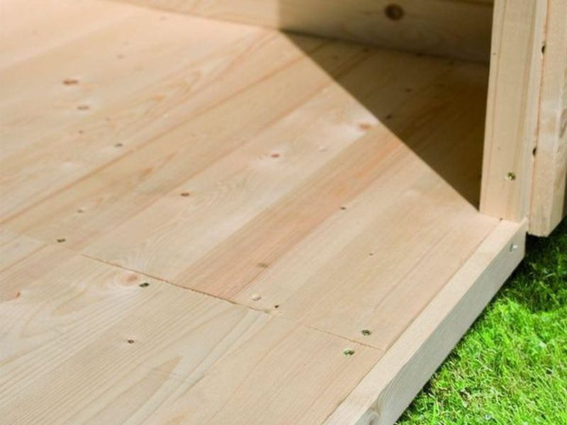 Dřevěná podlaha pro zahradní domky Karibu Tastrup 3, Kandern 3 a Talkau 4