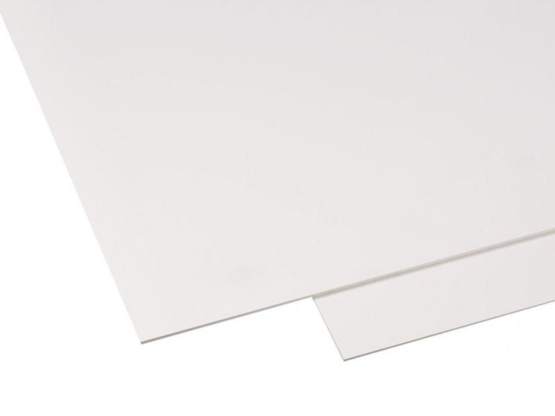 Gutta Gutta Neprůhledné plexisklo z PVC Hobbycolor 3 mm, 25 x 50 cm, bílá
