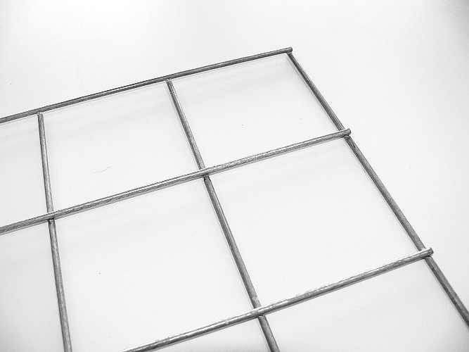 Gabionový panel pro spojení spirálou – MC-P 1010 A - drát ø 4,5 mm, povlak Zn90%+Al10%, oko 10×10 cm, 1×0,5 m [0,5 m²]