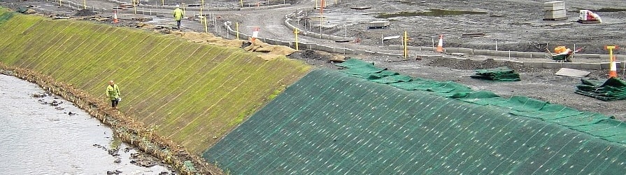 Protierozní ochrana na svahu