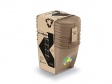 Sada 3 odpadkových košů Sortibox ECO Wood