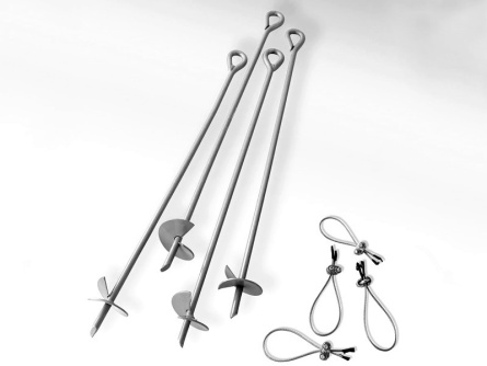 ShelterLogic 69 cm, 4 ks