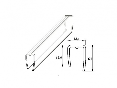 šířka 10 mm, délka 2,1 m