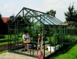 Skleník ze skla Vitavia URANUS zelený s tl. skla 3 mm